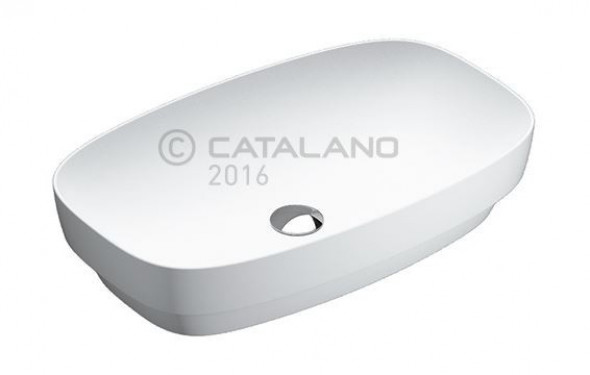 Catalano Green LUX 65 umywalka stawiana lub wpuszczana w blat 65X40 bianco biały matowy 165AGRLXBM
