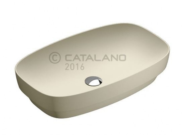 Catalano Green LUX 65 umywalka stawiana lub wpuszczana w blat 65X40 grigio szary beż matowy 165AGRLXGS