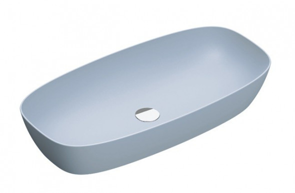 Catalano Green LUX 80 umywalka stawiana na blat 80x40 niebieski matowy azzuro satinato 180APGRLXAS