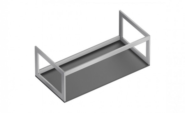 Catalano Horizon stelaż aluminiowy/ konsola pod blat 100 cm wisząca aluminium inox 5S1005000