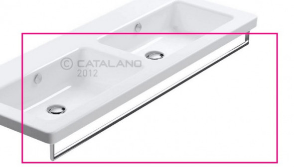 Catalano New Light 125 reling wieszak na ręcznik do umywalki chrom 5P125LI00