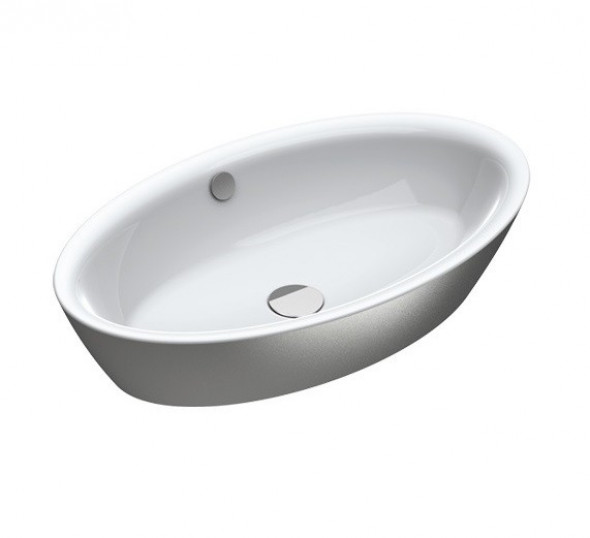 Catalano Velis umywalka stawiana na blat 70x42 silver/white srebrny/biały 170VLNBA
