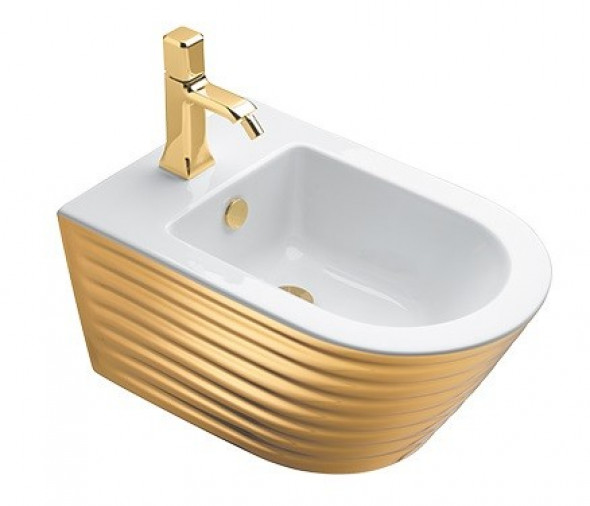 Catalano Zero Classic 55 bidet wiszący gold/white złoty/biały 1BS55ZEBO