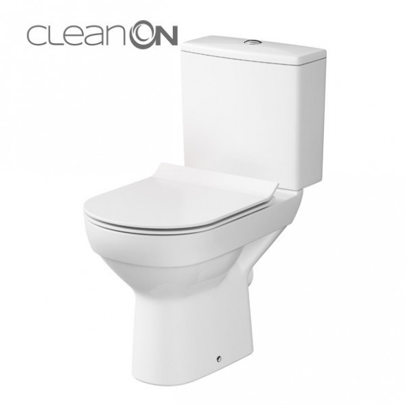Cersanit 603 City CleanOn 010 WC kompakt muszla + spłuczka + deska K35-037