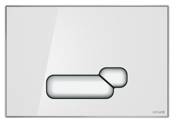 Cersanit Actis przycisk spłukujący do WC szkło białe S97-017