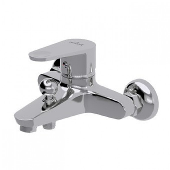 Cersanit Cari bateria wannowo-prysznicowa ścienna chrom S951-002