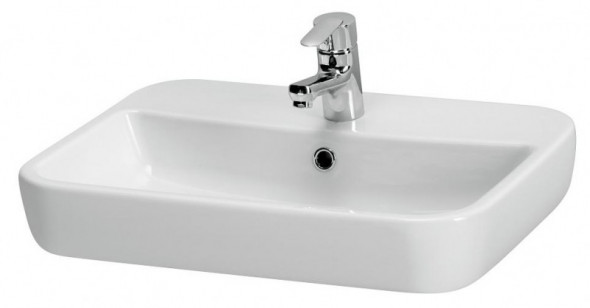 Cersanit Caspia 60  Square umywalka nablatowa 59,5 x 42 cm K11-0095