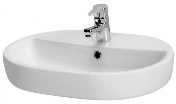 Cersanit Caspia Oval umywalka nablatowa 60cm K11-0099