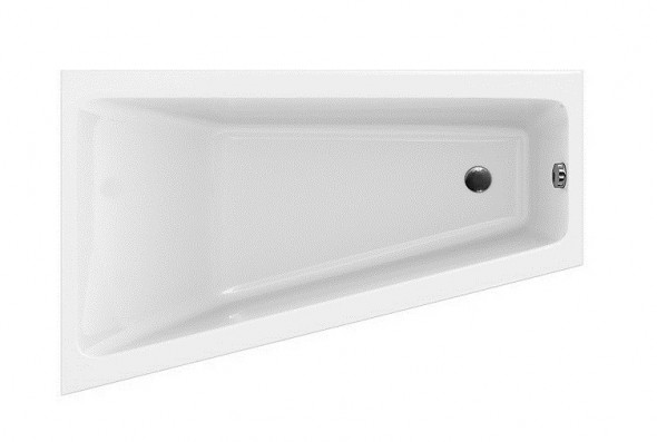 Cersanit Crea wanna asymetryczna lewa 160x100 biała S301-232