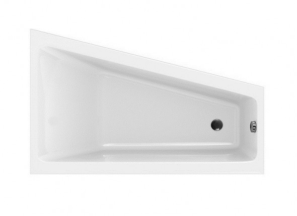 Cersanit Crea wanna asymetryczna prawa 160x100 biała S301-230