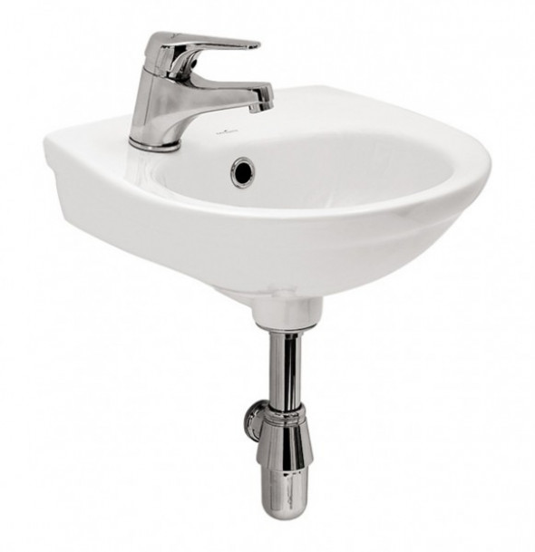 Cersanit Eko 35 umywalka z otworem na armaturę lewa 35 x 30,5 cm K07-002-L