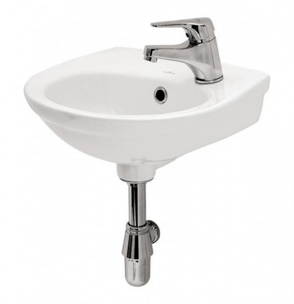 Cersanit Eko 35 umywalka z otworem na armaturę prawa 35 x 30,5 cm K07-002-P