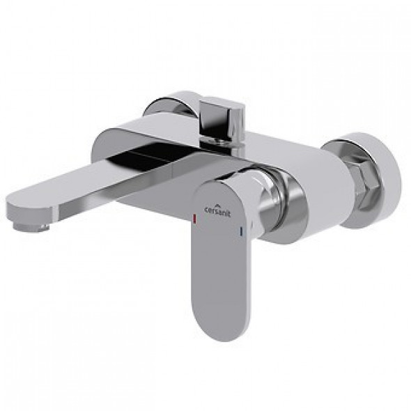 Cersanit Elio bateria wannowo-prysznicowa ścienna chrom S951-007
