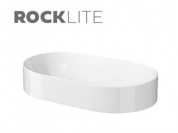 Cersanit Inverto 60 umywalka stawiana na blat owalna 60x35 biały K671-009