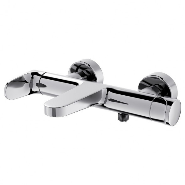 Cersanit Inverto bateria wannowa ścienna chrom połysk S951-312