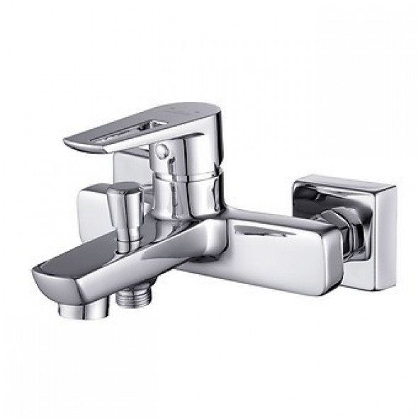 Cersanit Mille bateria wannowo-prysznicowa ścienna chrom S951-006