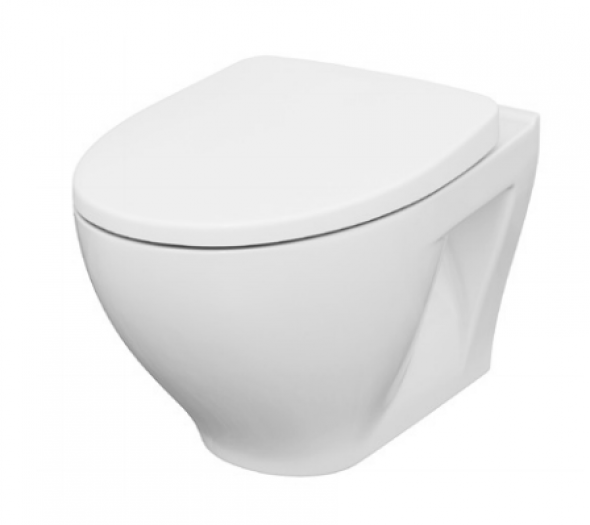 Cersanit Moduo SET A29 muszla wisząca bezkołnierzowa + deska wolnoopadająca Slim Wrap K701-262