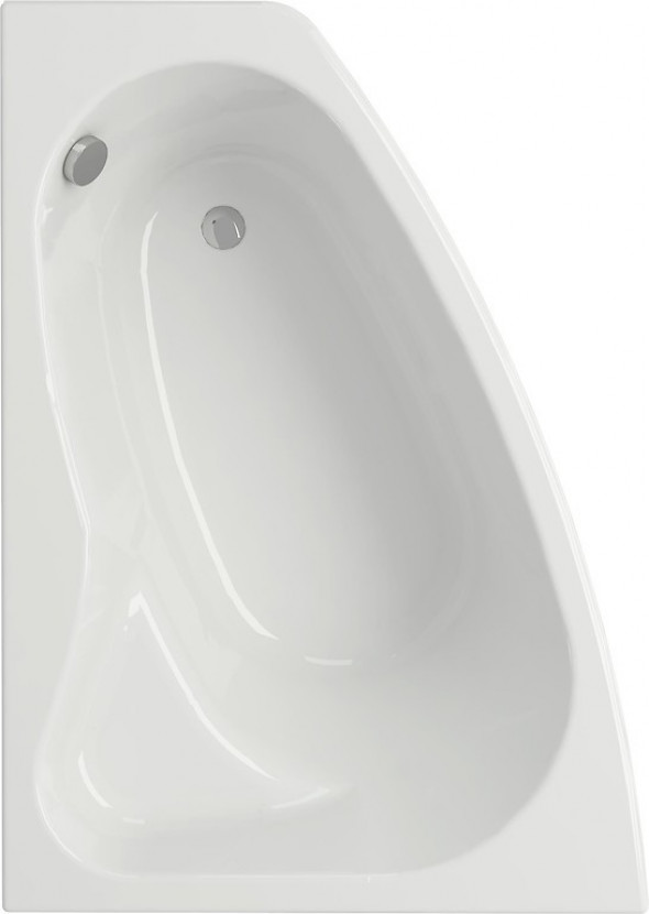 Cersanit Sicilia wanna asymetryczna 140x100 lewa z nogami S301-093