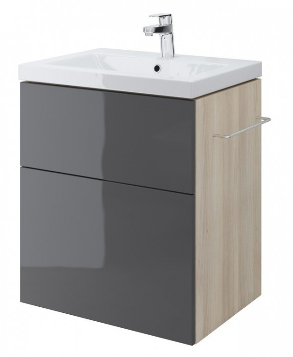 Cersanit Smart szafka pod umywalkę COMO, COLOUR, AMAO, ZURO 60, szara S568-019