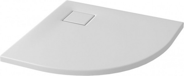 Cersanit Tako Slim brodzik półokrągły 90x90 z syfonem biały mat S932-156