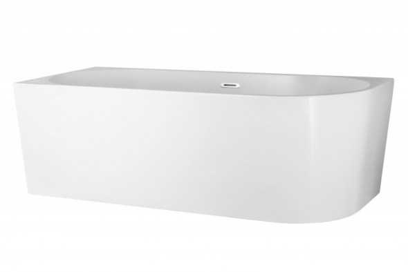 Corsan Intero E-230L wanna wolnostojąca przyścienna lewa 160x75 biała E-230L