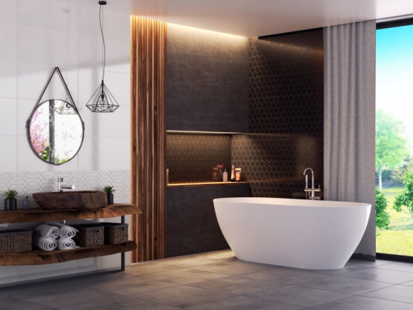 Corsan Reno wanna wolnostojąca akrylowa 160 x 74 biała E-042L