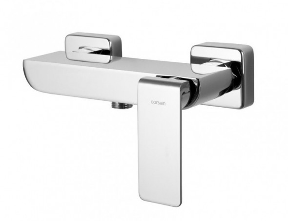 Corsan Trino bateria prysznicowa ścienna chrom połysk CMB7151CH