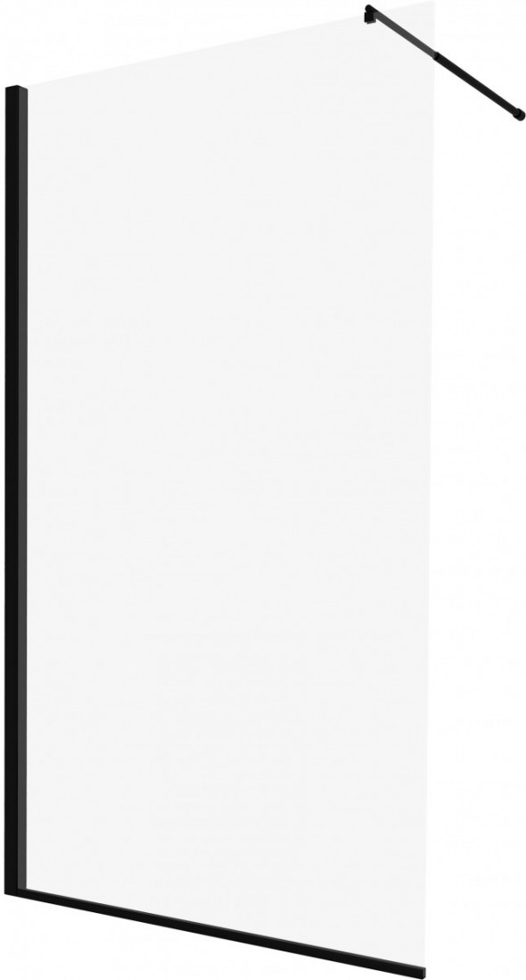 Deante Abelia kabina typu Walk-In 100cm czarny szkło przeżroczyste Active Cover KTAN30P