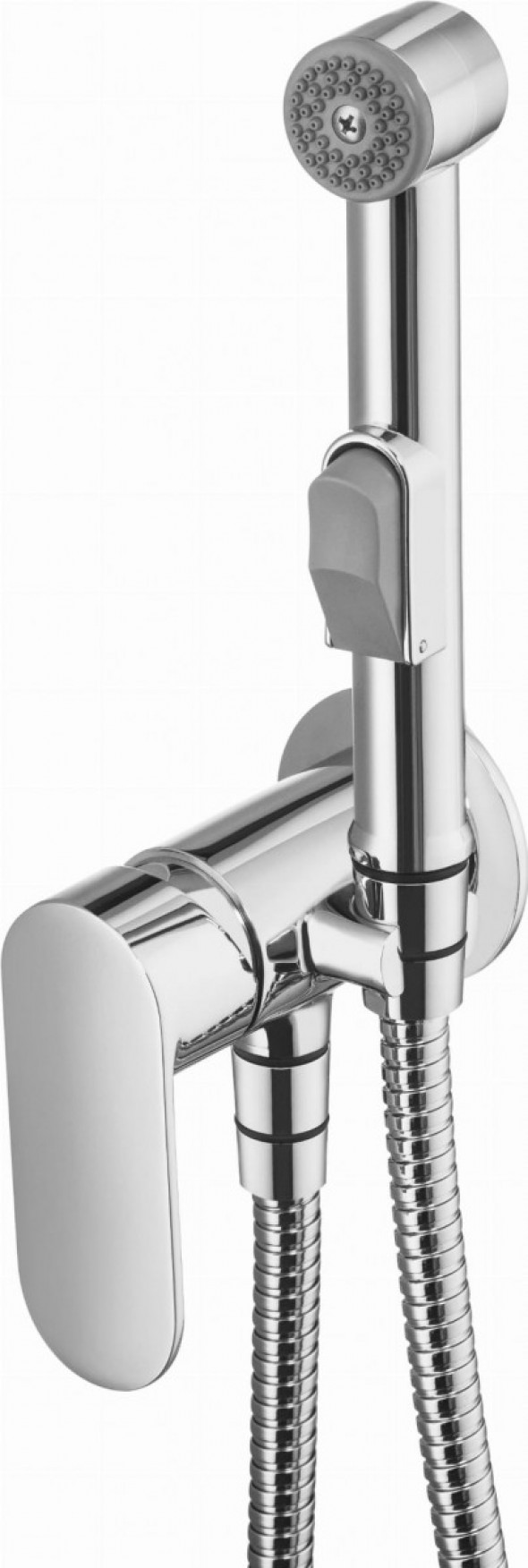 Deante Alpina Bateria bidetowa podtynkowa ze słuchawką typu bidetta - chrom BGA034M