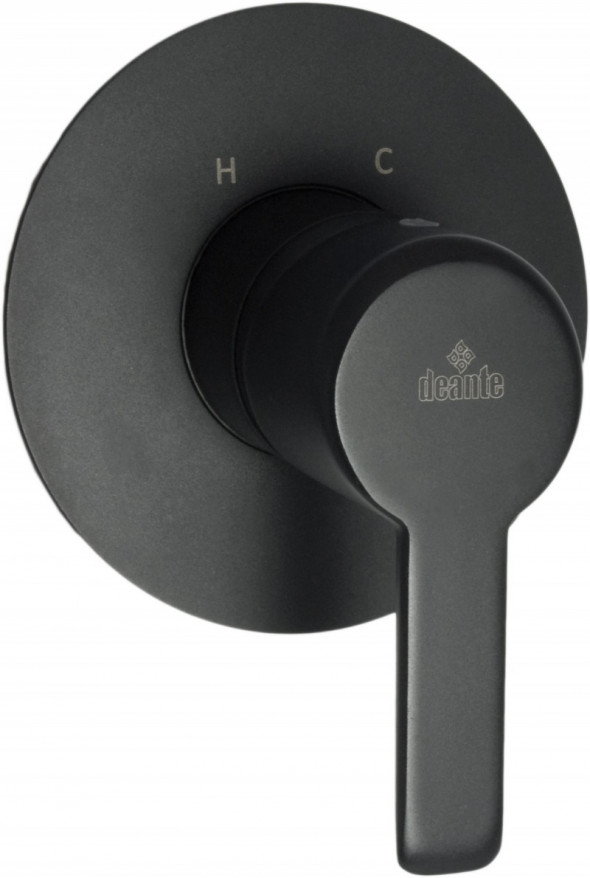 Deante Arnika bateria prysznicowa podtynkowa czarny matowy BQAN44L