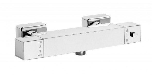 Deante Begonia bateria prysznicowa termostatyczna ścienna chrom połysk BCB04AT