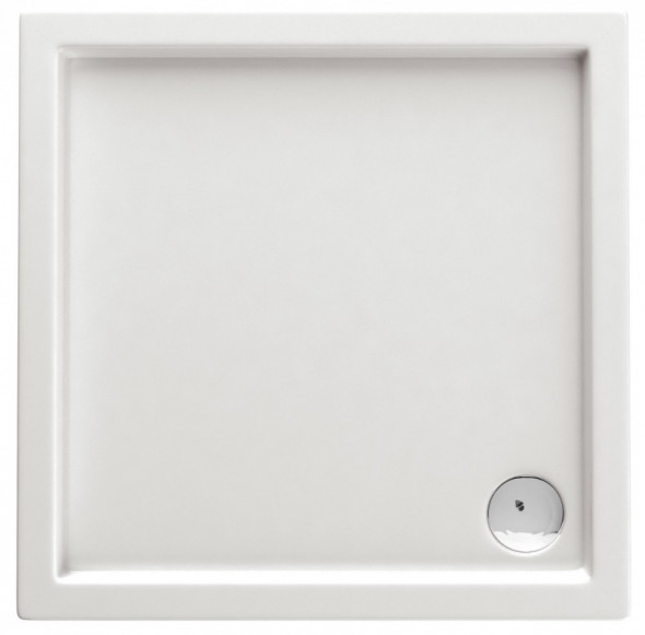 Deante Minimal brodzik kwadratowy płaski 90x90 akryl biały KTN041B