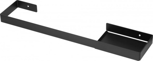 Deante Mokko Nero wieszak na ręcznik z półką 50 cm czarny ADMN631