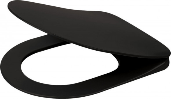 Deante Peonia deska slim wolnoopadająca czarny CDENSOZ