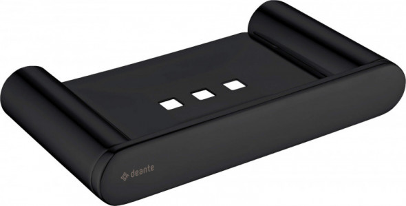 Deante Round Mydelniczka wisząca czarny matowy ADRN411