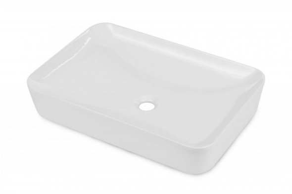 Deante Tess umywalka stawiana na blat 60cm biały CDS6U6S