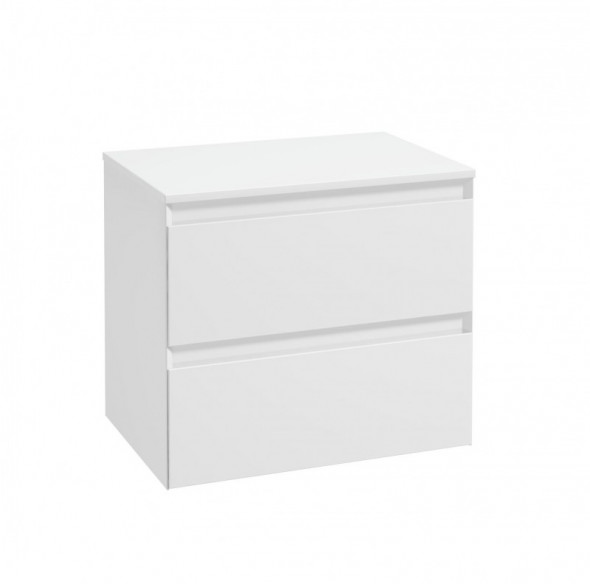 Defra Guadix B60 szafka z blatem podwieszana L/P biały mat 147-B-06001