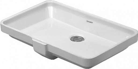 Duravit 2nd floor umywalka podblatowa 52,5cm 52,5x35 biały alpin wondergliss 03165300001