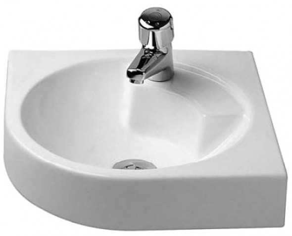 Duravit Architec umywalka narożna 63,5cm 63,5x54 biały alpin 0448450000