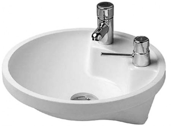 Duravit Architec umywalka podblatowa 40cm 40x40 biały alpin 0462400000