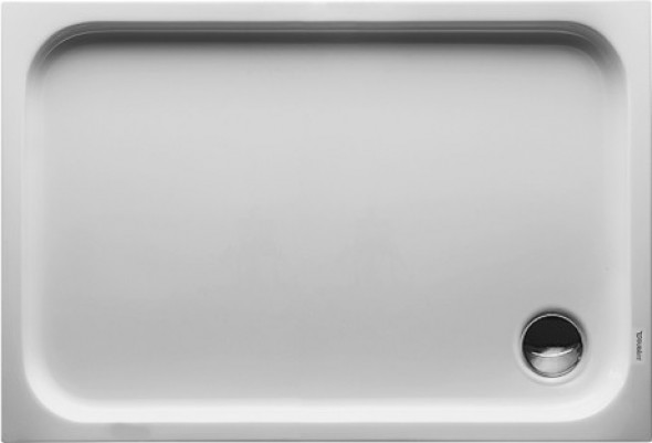 Duravit D-Code brodzik prostokątny 110x75 biały alpin 720097000000000