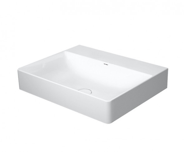Duravit DuraSquare umywalka meblowa bez otworu na baterię 60 cm biała 2353600070