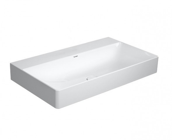 Duravit DuraSquare umywalka meblowa bez otworu na baterię 80 cm biała 2353800070