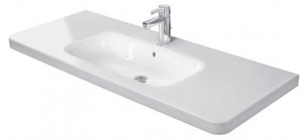 Duravit DuraStyle umywalka meblowa z przelewem z jednym otworem 120 cm biały alpin 2320120000