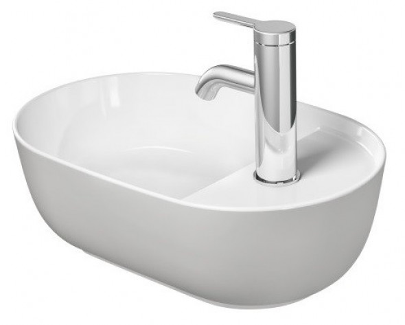 Duravit Luv umywalka szlifowana 42 cm z otworem na baterię biały-szary mat 0381422300