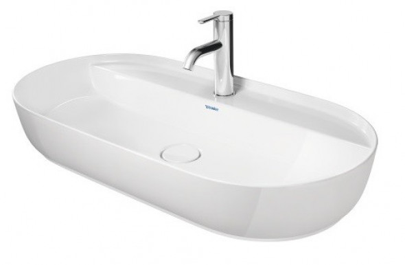 Duravit Luv umywalka szlifowana 80 cm z otworem na baterię biały 0380800000