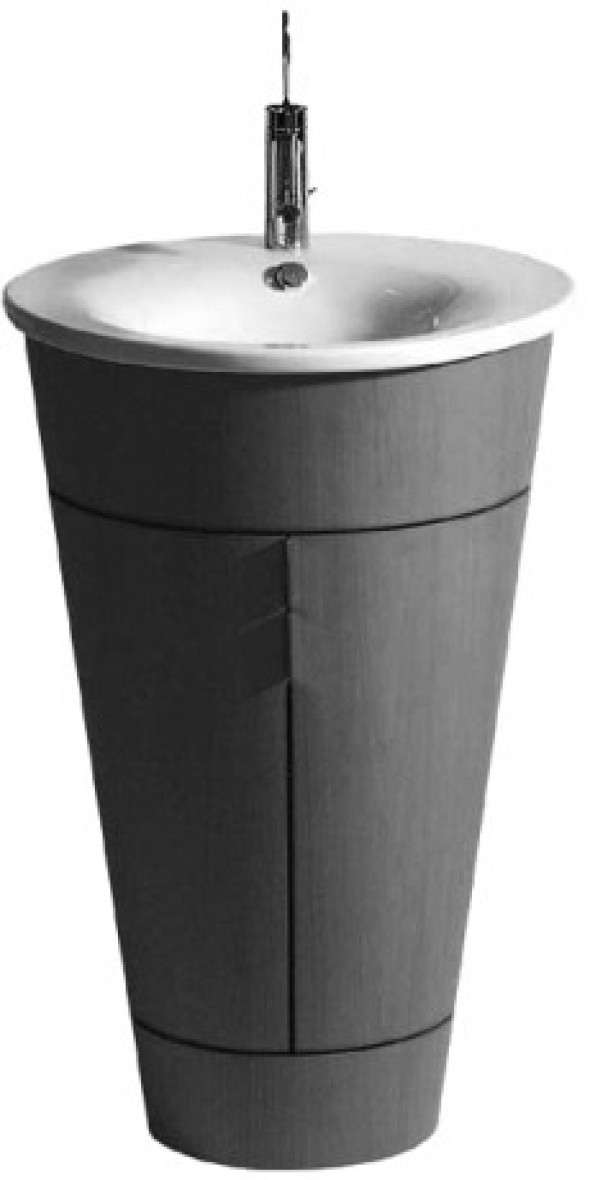 Duravit Starck 1 umywalka meblowa 58cm 58x58 biały alpin wondergliss 04065800001