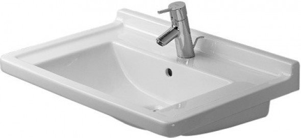 Duravit Starck 3 umywalka 70cm 70x49 biały alpin wondergliss 03047000001