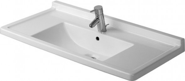 Duravit Starck 3 umywalka 85cm 85x48,5 biały alpin wondergliss 03048000001