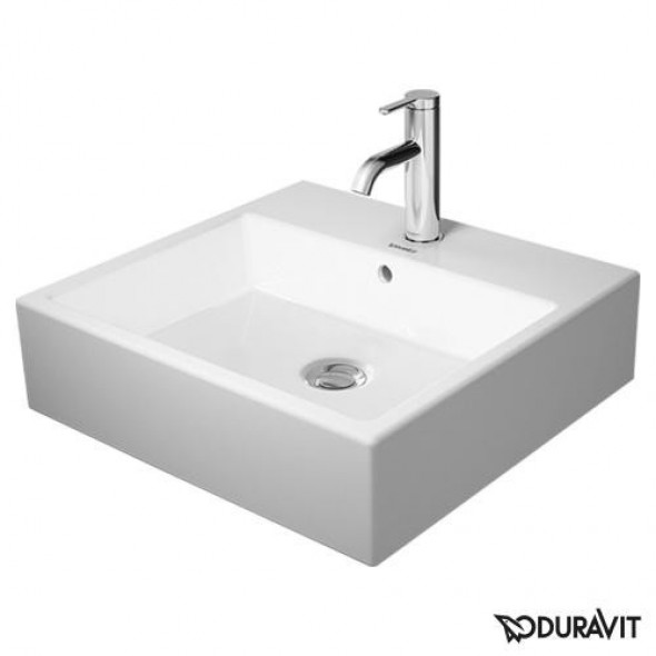 Duravit Vero Air umywalka szlifowana 50 cm z przelewem i otworem na baterię biały 2350500027